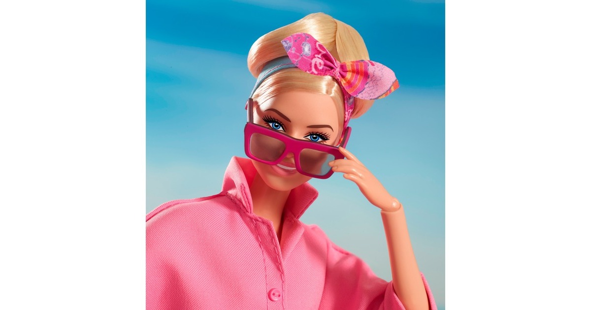 Mattel Barbie The Movie - Margot Robbie als Barbie: Puppe im rosa Jumpsuit