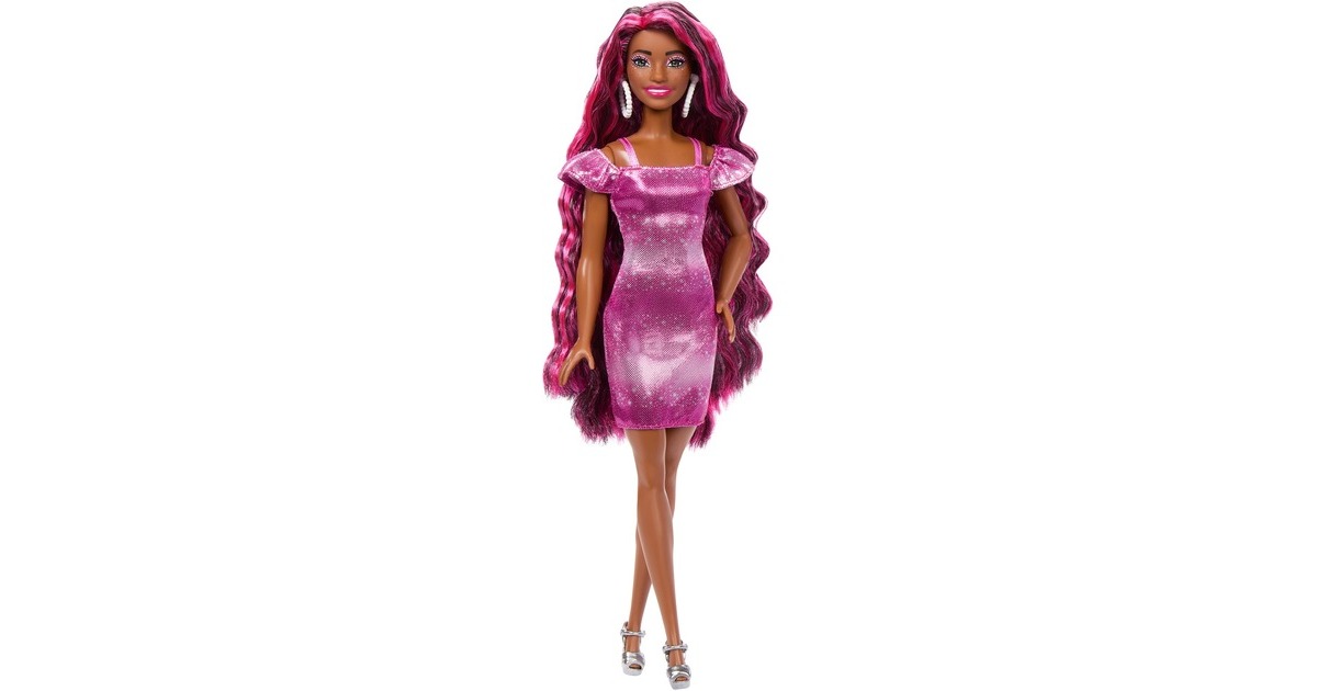 Mattel Barbie Totally Hair Puppe mit Einhorn Outfit