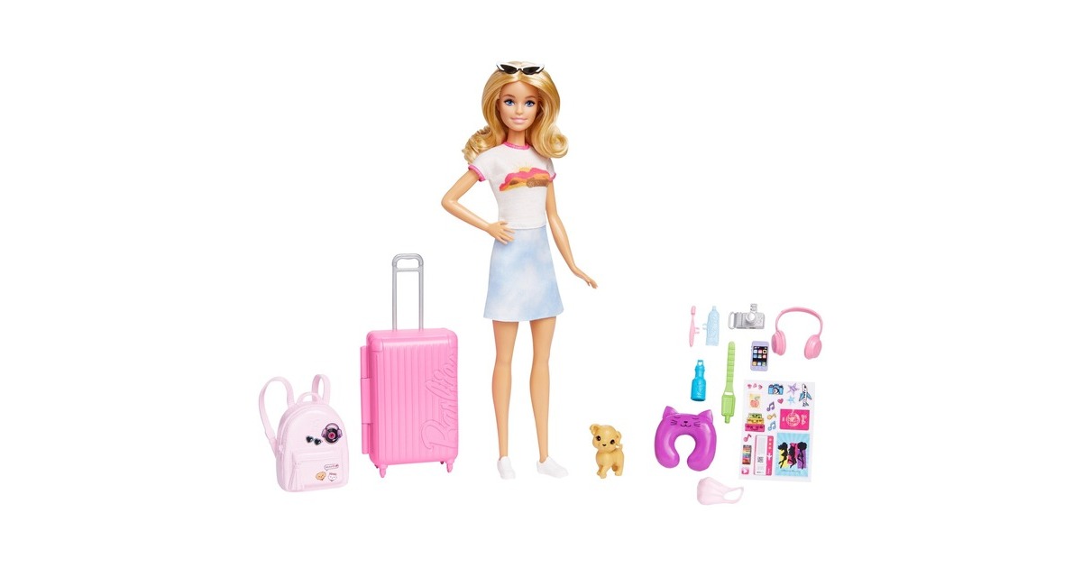 Mattel Barbie Travel Barbie, Puppe