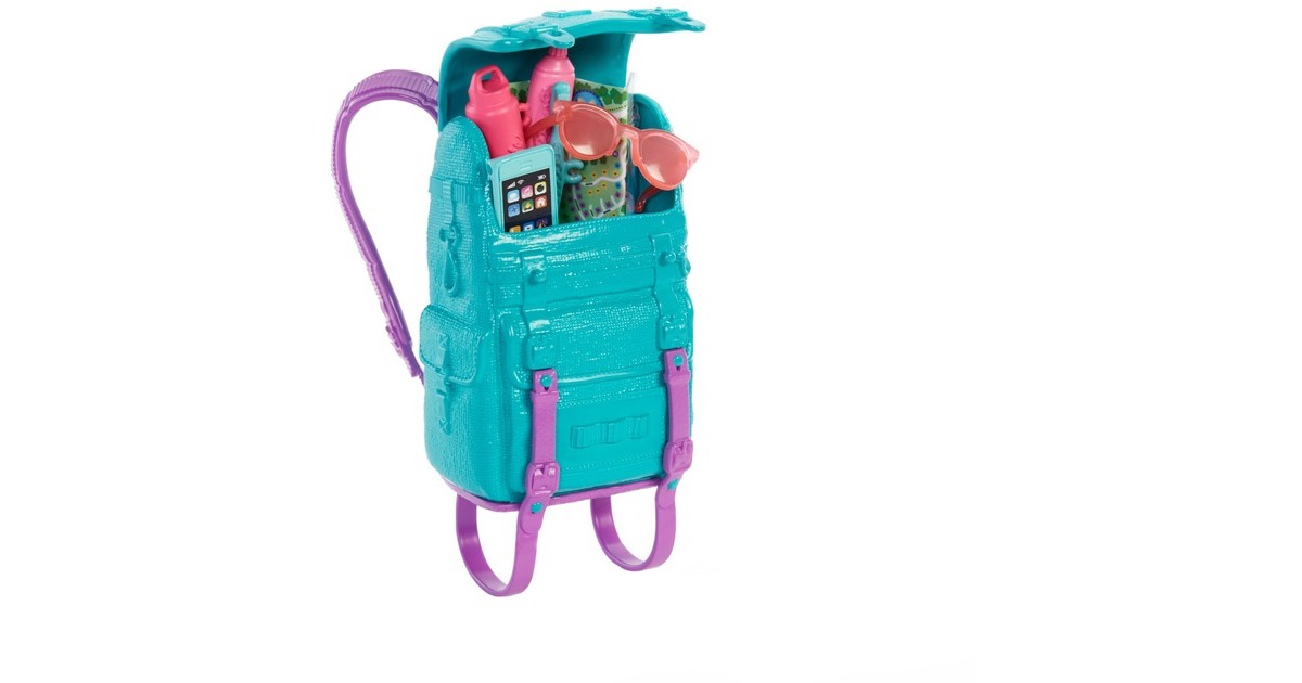 Mattel Barbie “It takes two! Camping” Spielset mit Malibu Puppe, Hündchen und Accessoires