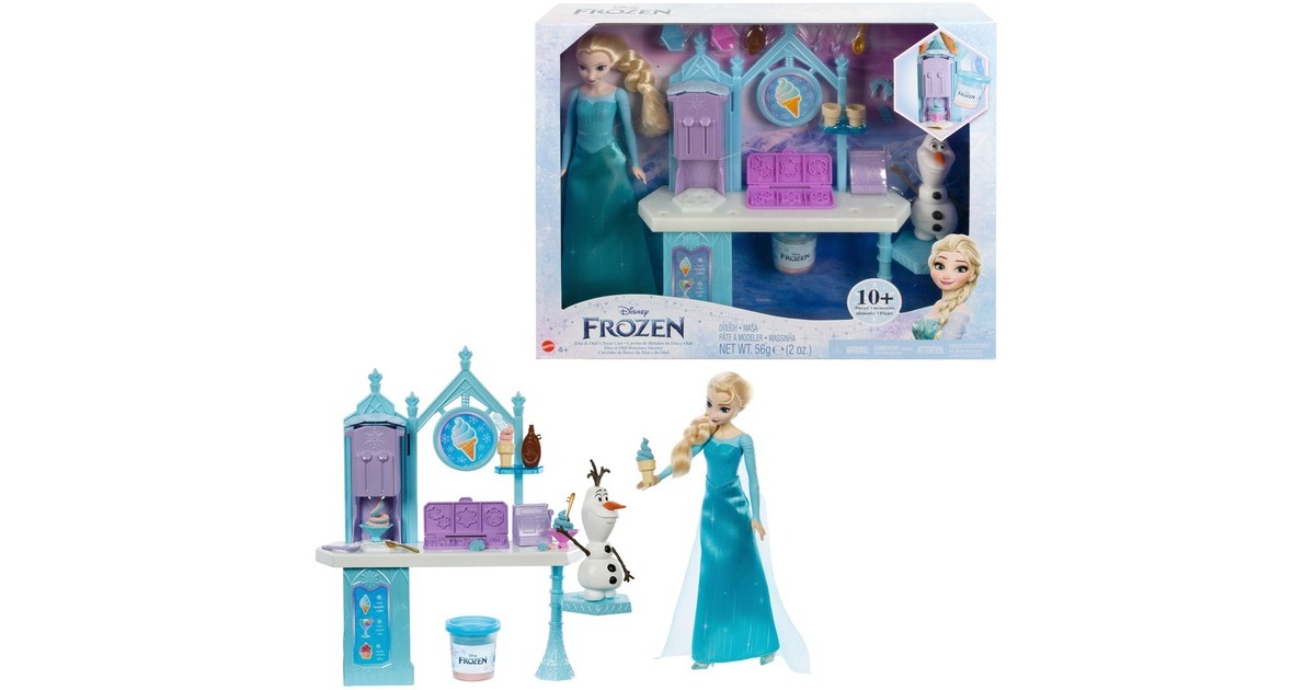 Mattel Disney Die Eiskönigin Elsas und Olafs Eiscreme-Stand, Kulisse