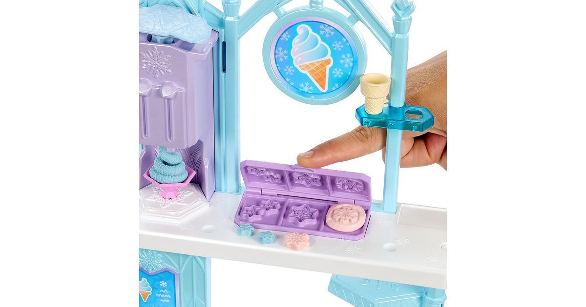 Mattel Disney Die Eiskönigin Elsas und Olafs Eiscreme-Stand, Kulisse