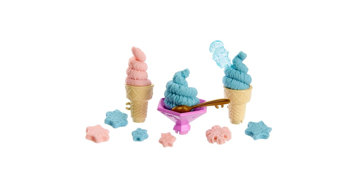 Mattel Disney Die Eiskönigin Elsas und Olafs Eiscreme-Stand, Kulisse