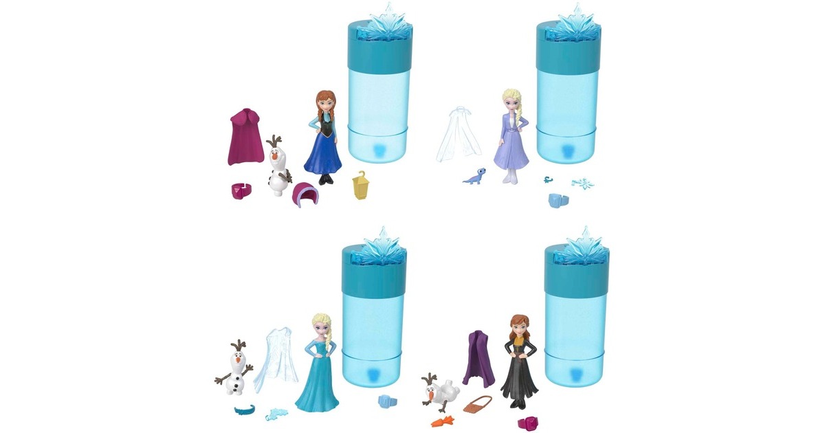 Mattel Disney Die Eiskönigin Small Dolls Snow Reveal Sortiment, Spielfigur(sortierter Artikel)