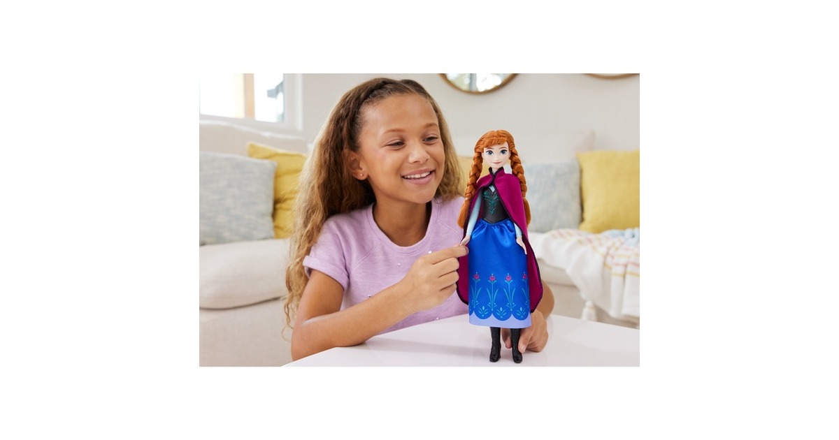 Mattel Disney Die Eiskönigin - Anna (Outfit Film 1), Puppe