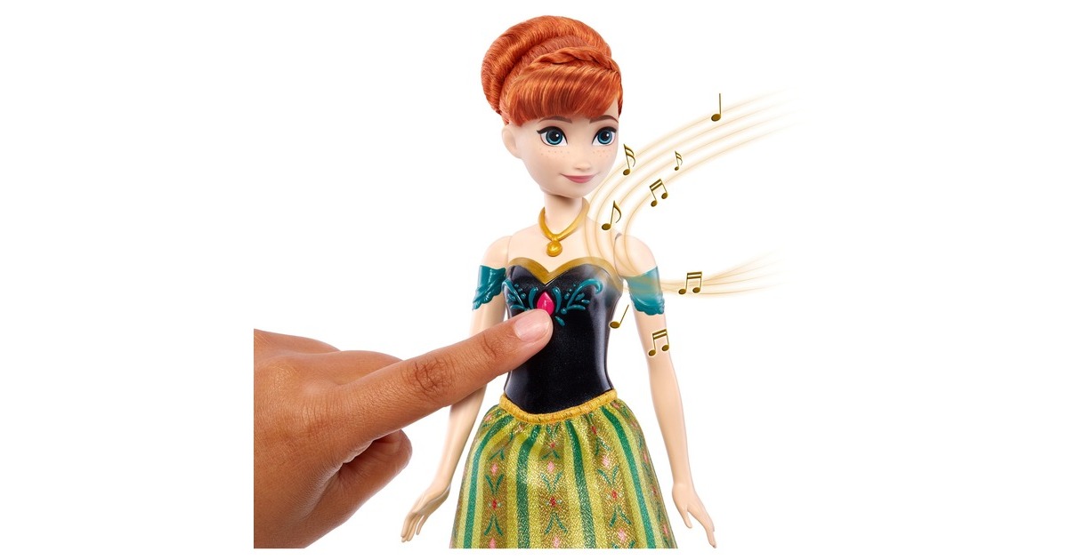 Mattel Disney Die Eiskönigin singende Anna-Puppe
