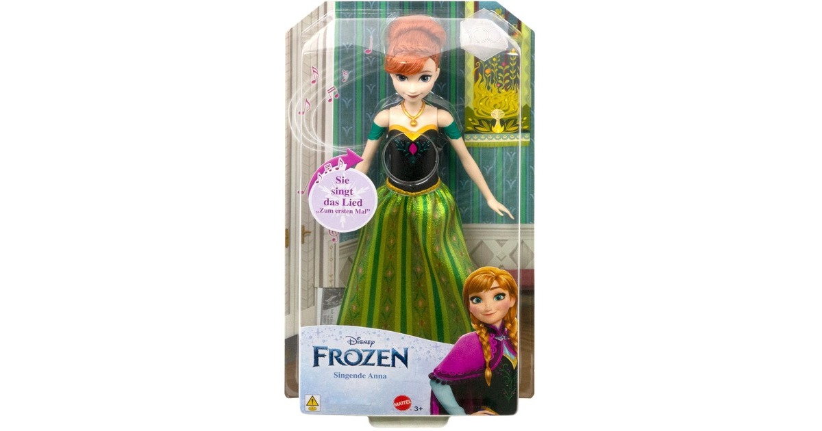 Mattel Disney Die Eiskönigin singende Anna-Puppe