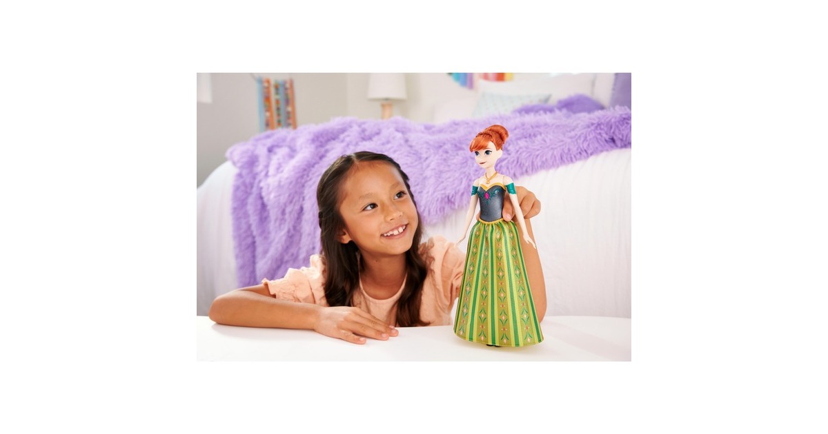 Mattel Disney Die Eiskönigin singende Anna-Puppe