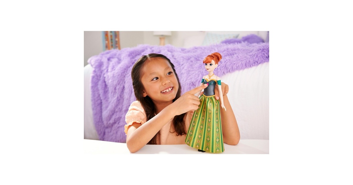 Mattel Disney Die Eiskönigin singende Anna-Puppe