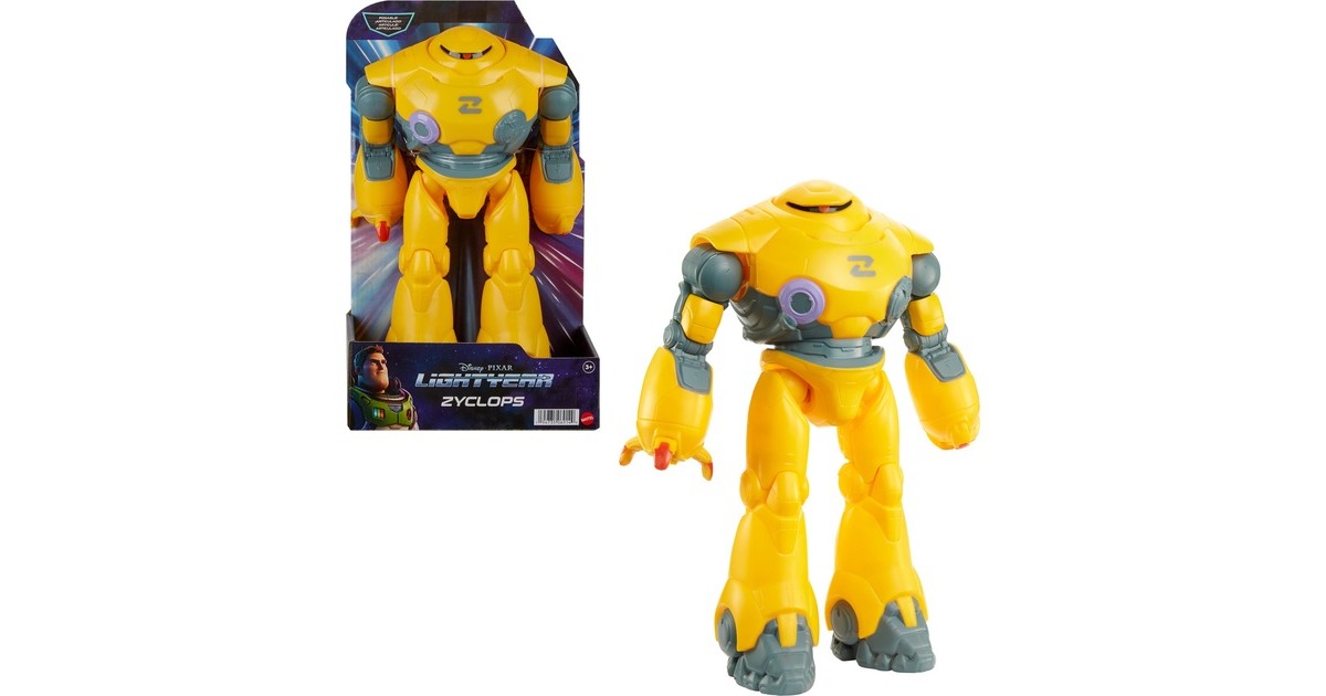 Mattel Disney Pixar Lightyear 30 cm Zyclops-Figur, Spielfigur