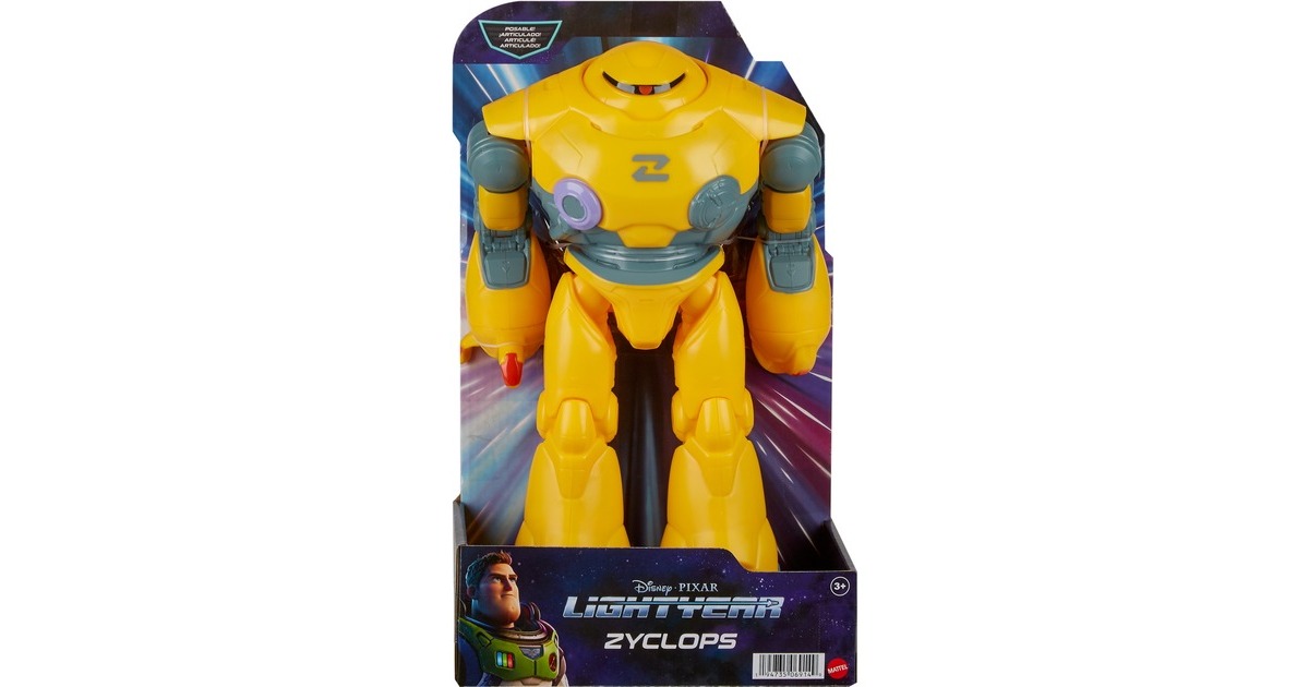 Mattel Disney Pixar Lightyear 30 cm Zyclops-Figur, Spielfigur