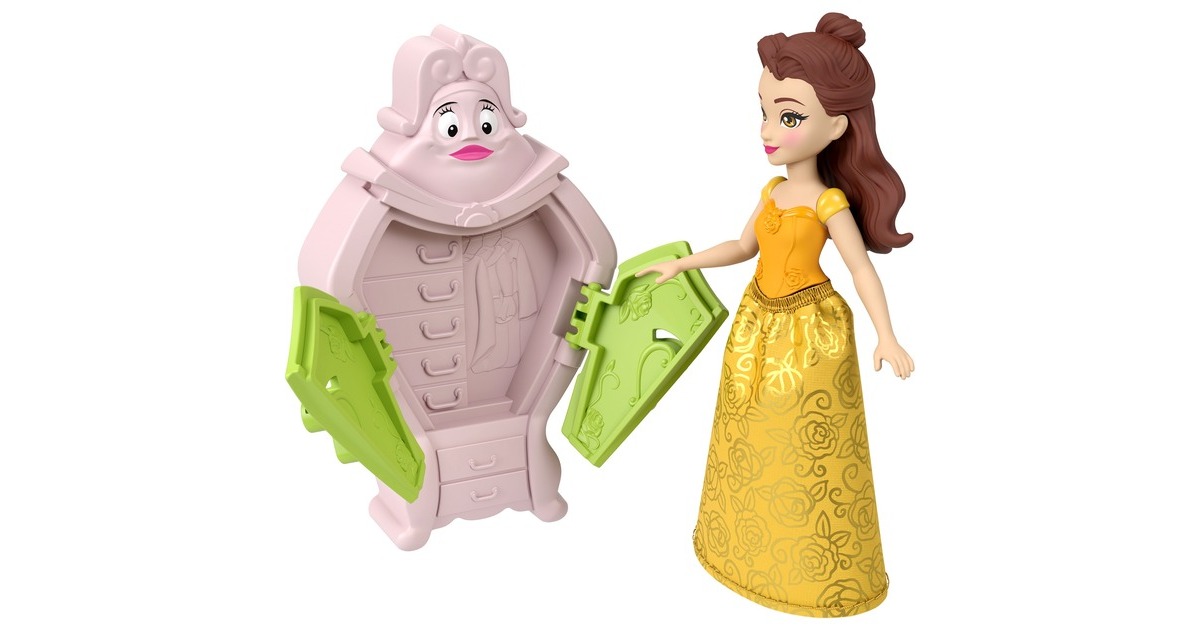 Mattel Disney Prinzessin Belle´s Magical Surprise Castle Playset, Spielgebäude