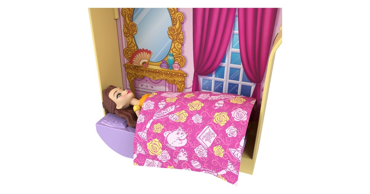 Mattel Disney Prinzessin Belle´s Magical Surprise Castle Playset, Spielgebäude