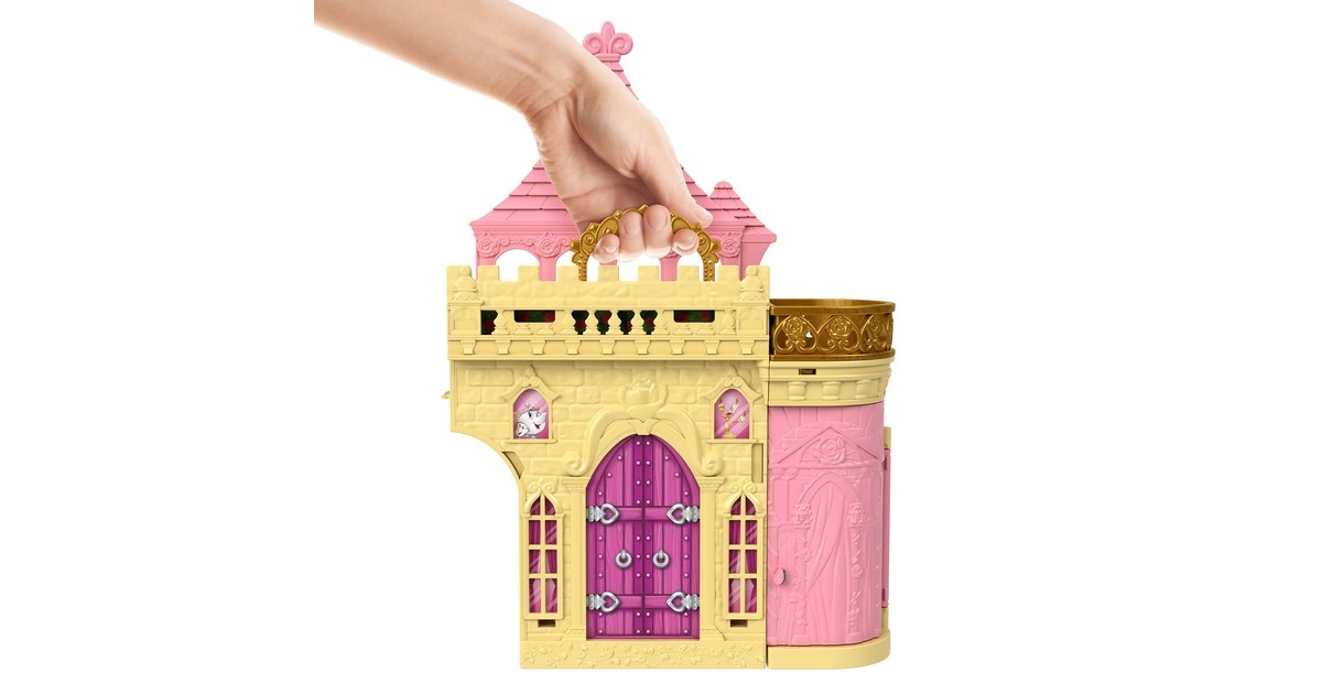 Mattel Disney Prinzessin Belle´s Magical Surprise Castle Playset, Spielgebäude