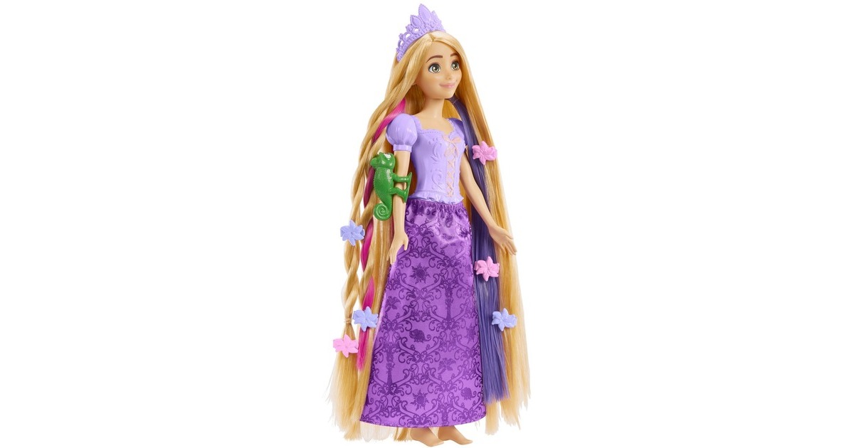 Mattel Disney Prinzessin Haarspiel Rapunzel, Spielfigur