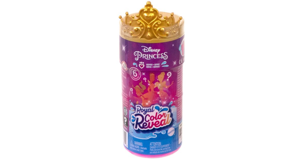 Mattel Disney Prinzessin Small Dolls Royal Color Reveal Sortiment Welle 1, Spielfigur(sortierter Artikel)