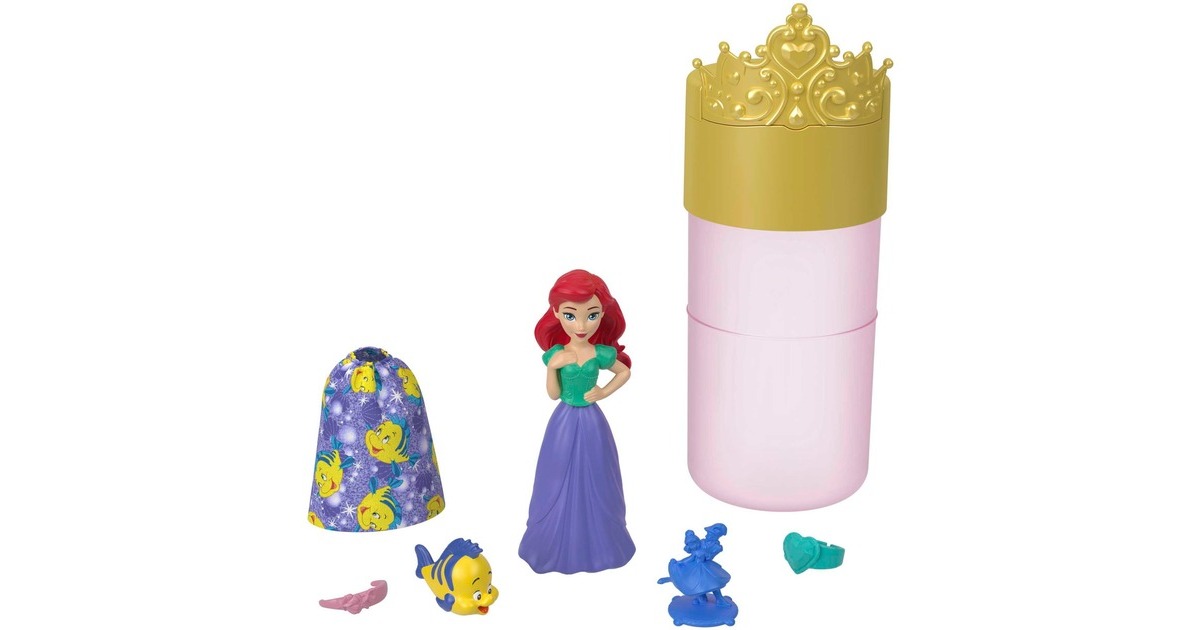Mattel Disney Prinzessin Small Dolls Royal Color Reveal Sortiment Welle 1, Spielfigur(sortierter Artikel)