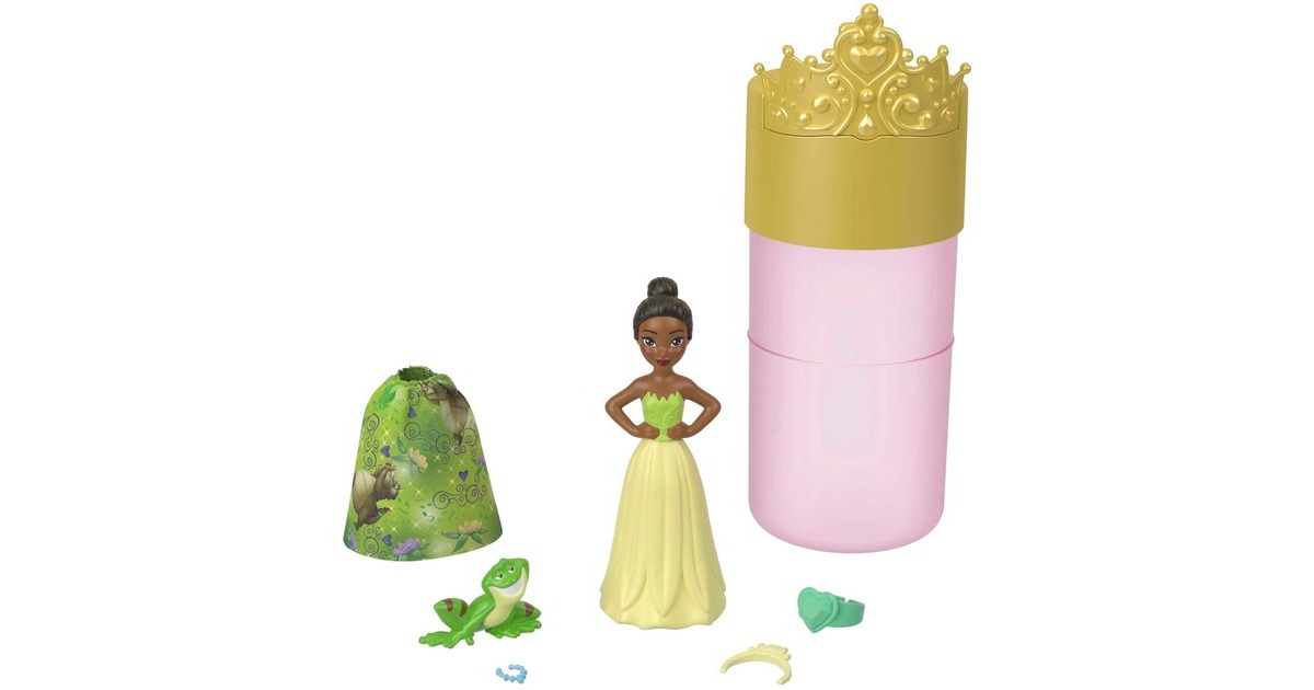 Mattel Disney Prinzessin Small Dolls Royal Color Reveal Sortiment Welle 1, Spielfigur(sortierter Artikel)