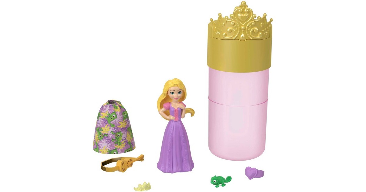 Mattel Disney Prinzessin Small Dolls Royal Color Reveal Sortiment Welle 1, Spielfigur(sortierter Artikel)