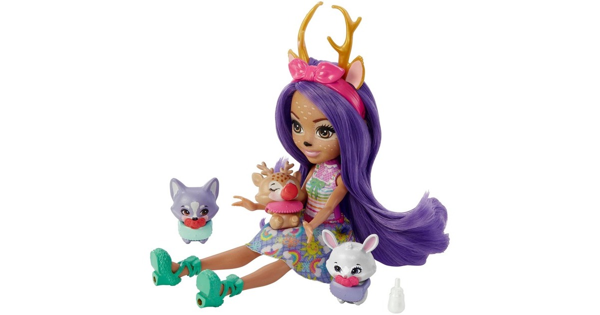Mattel Enchantimals Baby Bestie Danessa Deer & Sprint, Puppe