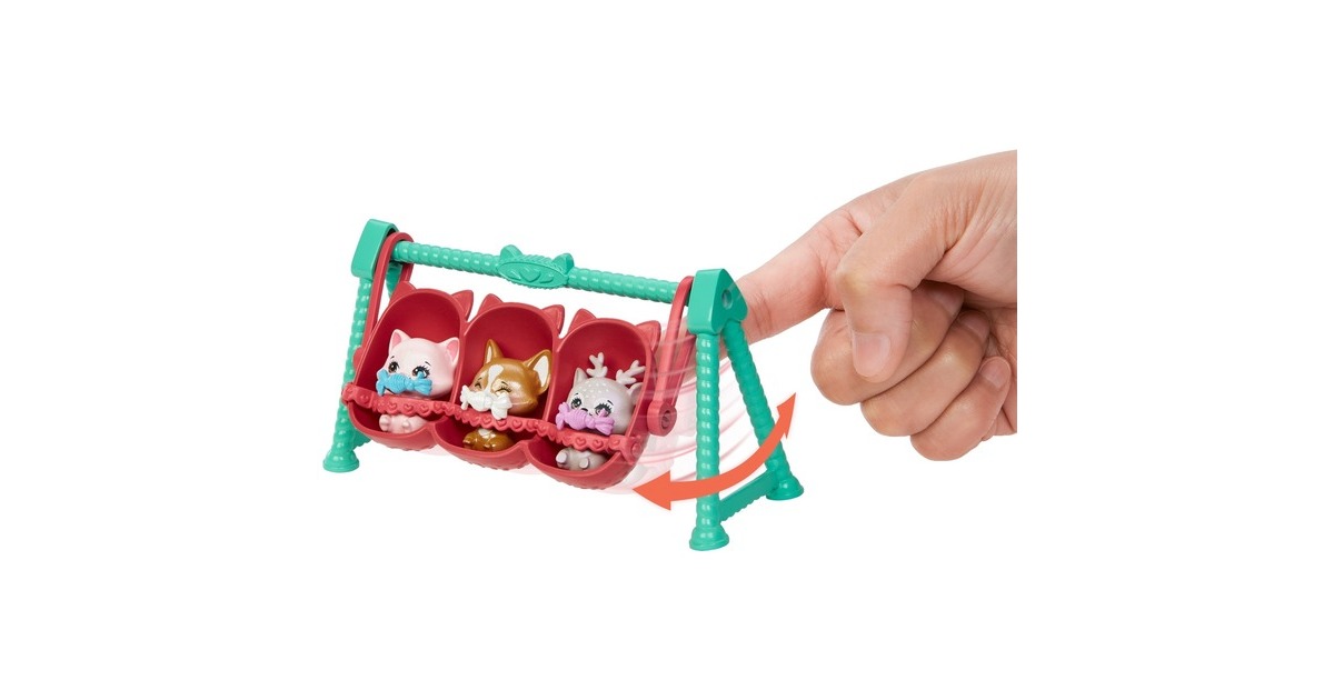 Mattel Enchantimals Baby Tierfreunde Crizia Corgi & Show, Puppe