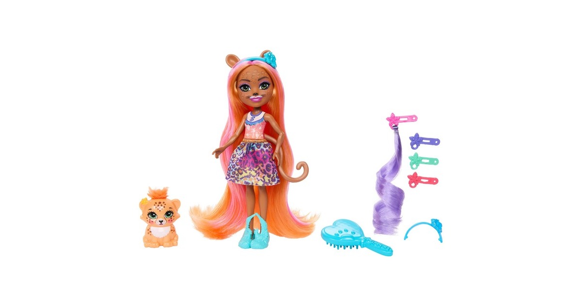 Mattel Enchantimals Cheetah Deluxe, Puppe