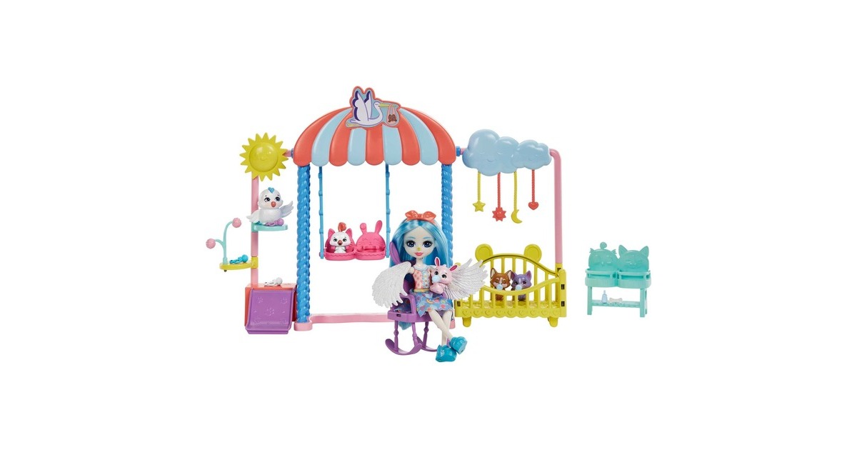 Mattel Enchantimals City Tails Main Street Pet Nursery Playset, Spielfigur