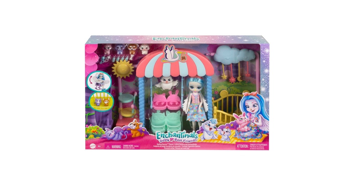 Mattel Enchantimals City Tails Main Street Pet Nursery Playset, Spielfigur