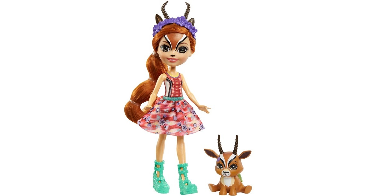 Mattel Enchantimals Gabriela Gazelle, Puppe