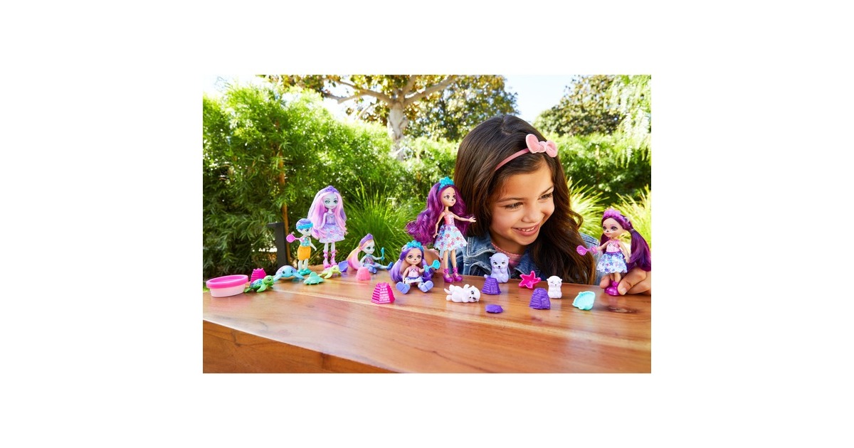 Mattel Enchantimals New Family Turtle Pack, Puppe