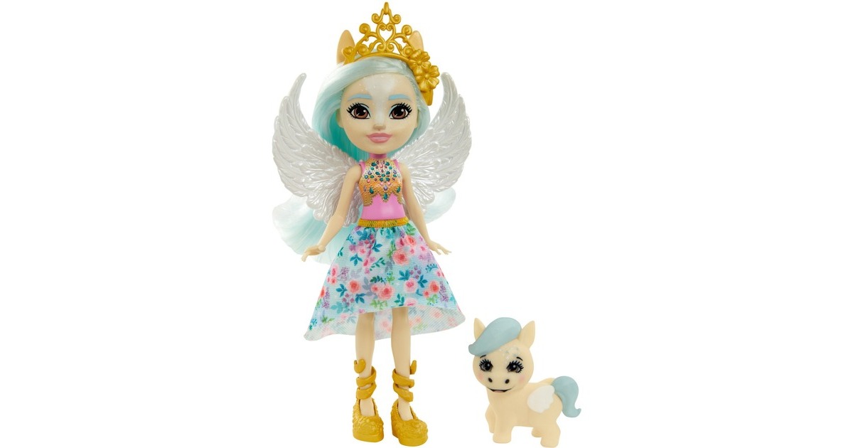 Mattel Enchantimals Royals Paolina Pegasus Puppe & Wingley
