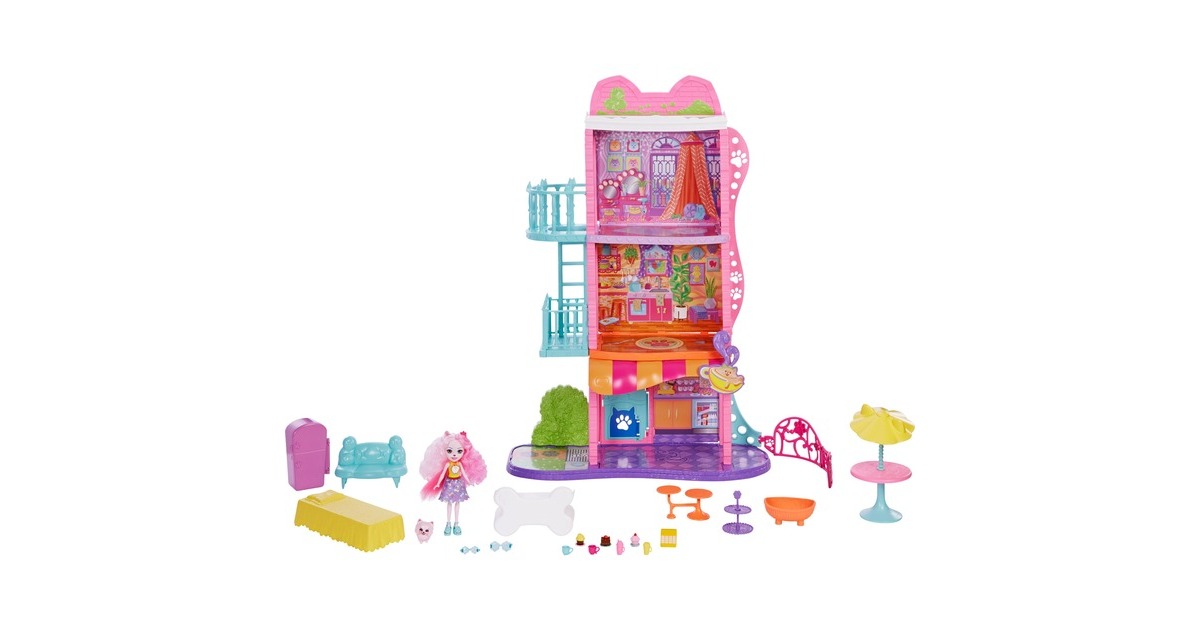 Mattel Enchantimals Stadthaus & Café Spielset, Spielgebäude