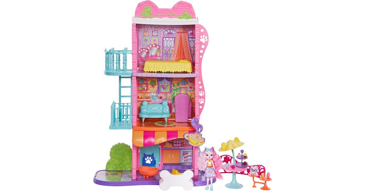 Mattel Enchantimals Stadthaus & Café Spielset, Spielgebäude