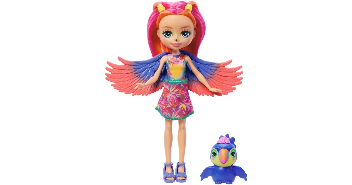 Mattel Enchantimals Trippi Toucan, Puppe