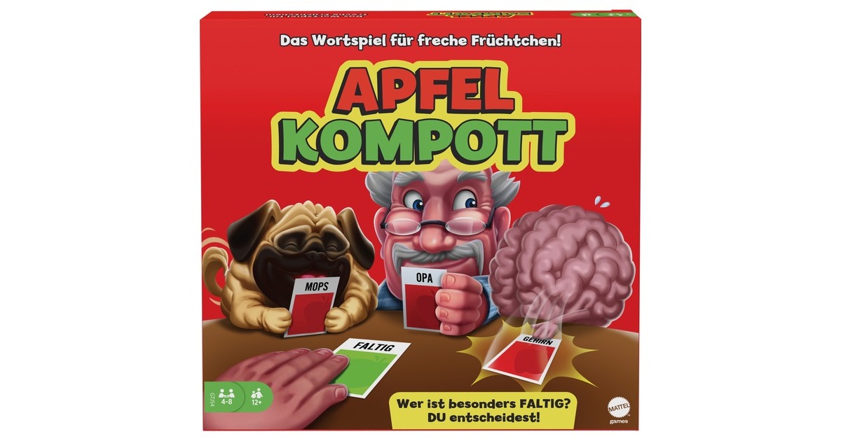 Mattel Games Apfelkompott, Partyspiel