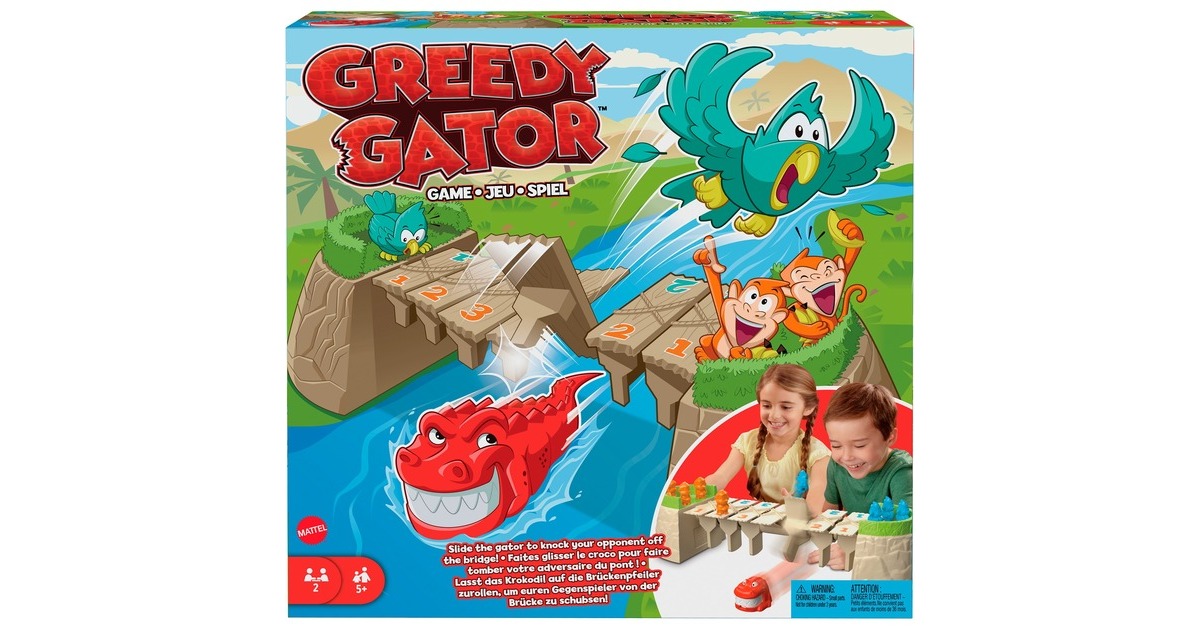 Mattel Games Kalle Krokofalle, Geschicklichkeitsspiel