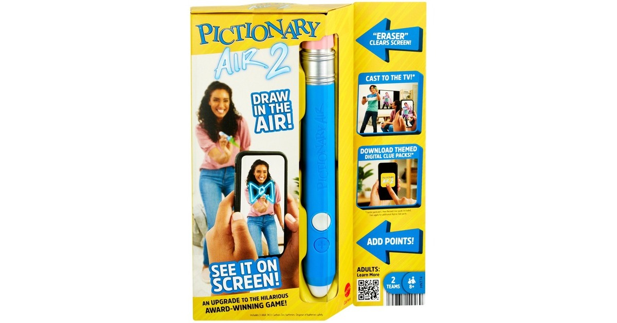 Mattel Games Pictionary Air 2.0, Geschicklichkeitsspiel