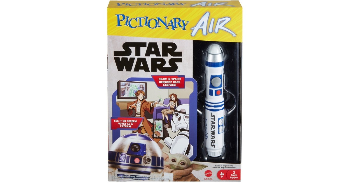 Mattel Games Pictionary Air Star Wars, Geschicklichkeitsspiel