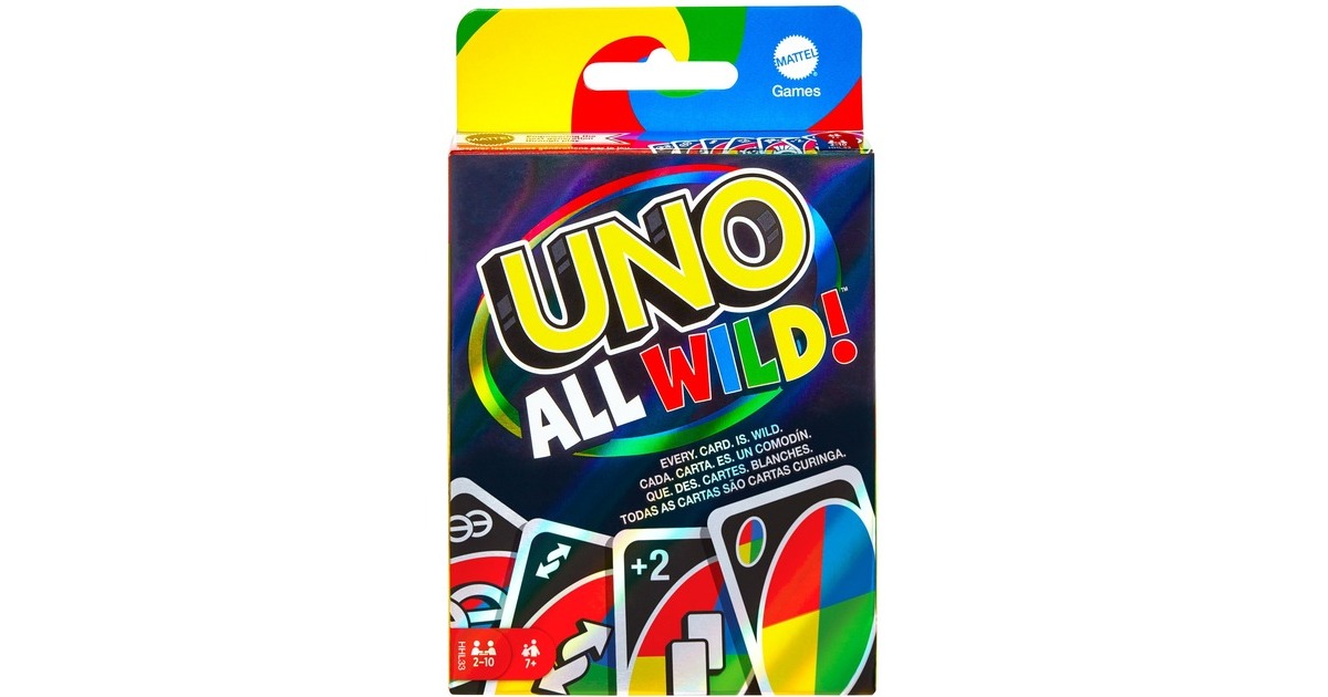 Mattel Games UNO All Wild, Kartenspiel