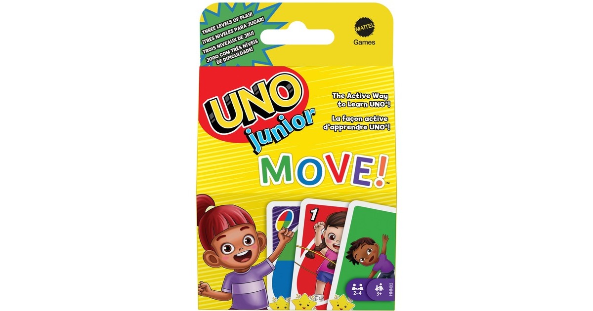 Mattel Games UNO Junior Move, Kartenspiel
