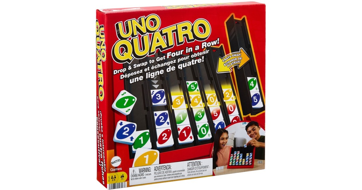 Mattel Games UNO Quatro, Brettspiel