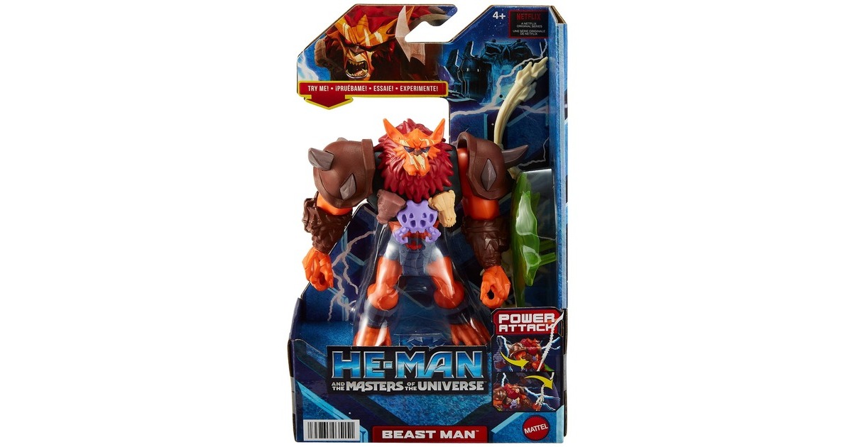 Mattel He-Man and the Masters of the Universe Deluxe Figur Beast Man, Spielfigur