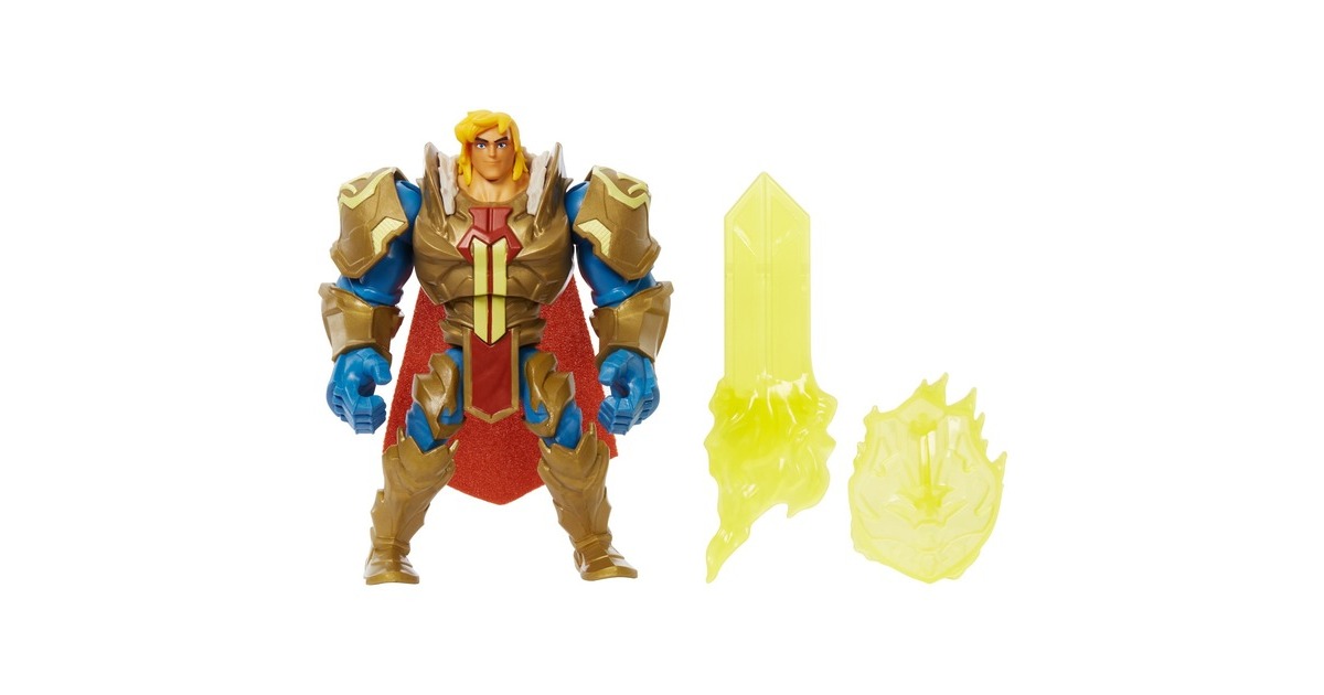 Mattel He-Man and the Masters of the Universe Deluxe Figur He-Man, Spielfigur