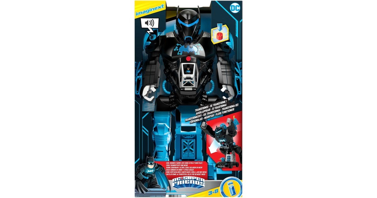 Mattel Imaginext DC Super Friends Bat-Tech Batbot, Spielfigur