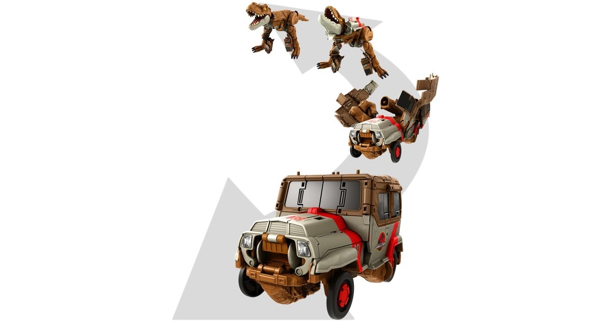 Mattel Jurassic World Fierce Changers Chase N' Roar T-Rex, Spielfigur