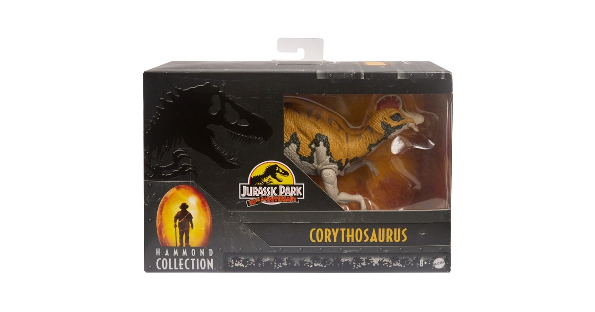 Mattel Jurassic World Hammond Collection Mid-Sized Corythosaurus, Spielfigur