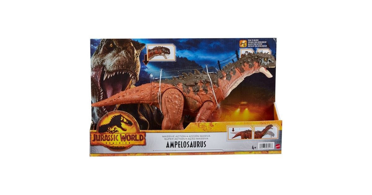 Mattel Jurassic World Massive Action Ampelosaurus, Spielfigur