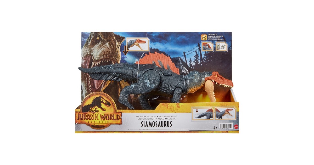 Mattel Jurassic World Massive Action Siamosaurus, Spielfigur