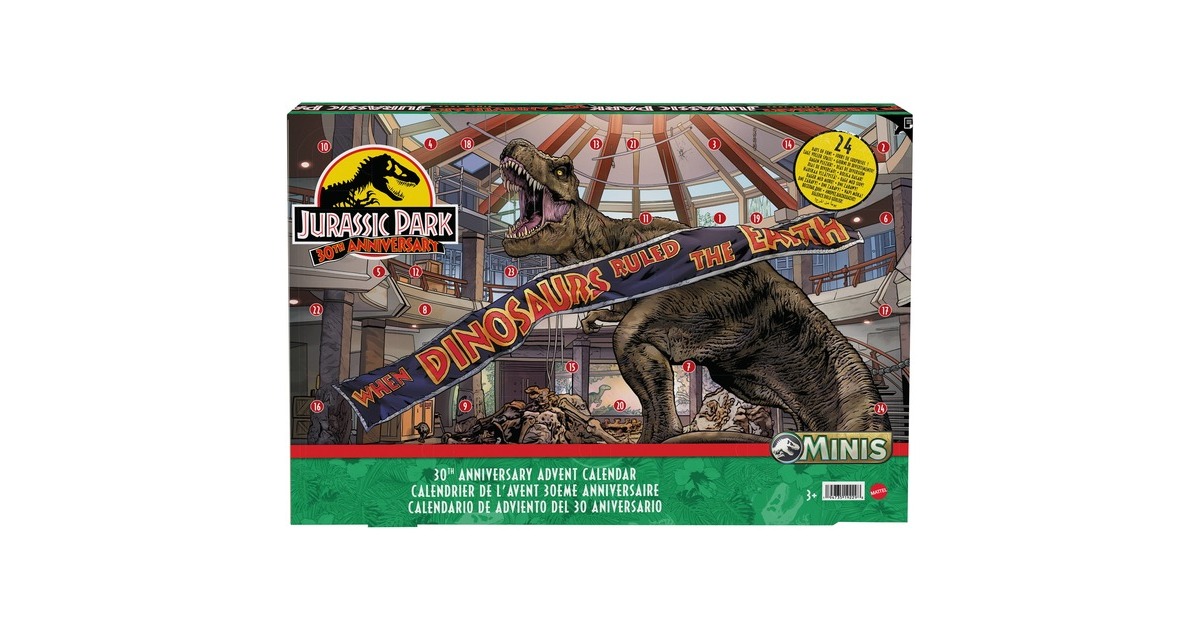 Mattel Jurassic World Minis Adventskalender 2023, Spielfigur