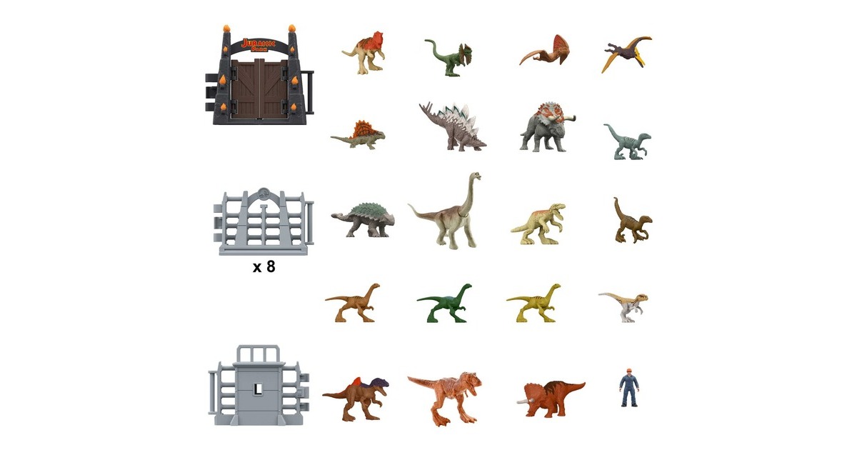 Mattel Jurassic World Minis Adventskalender 2023, Spielfigur